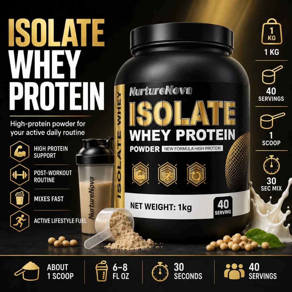 NurtureNova Isolate Whey Prote - Nutrition Workout recension och pris