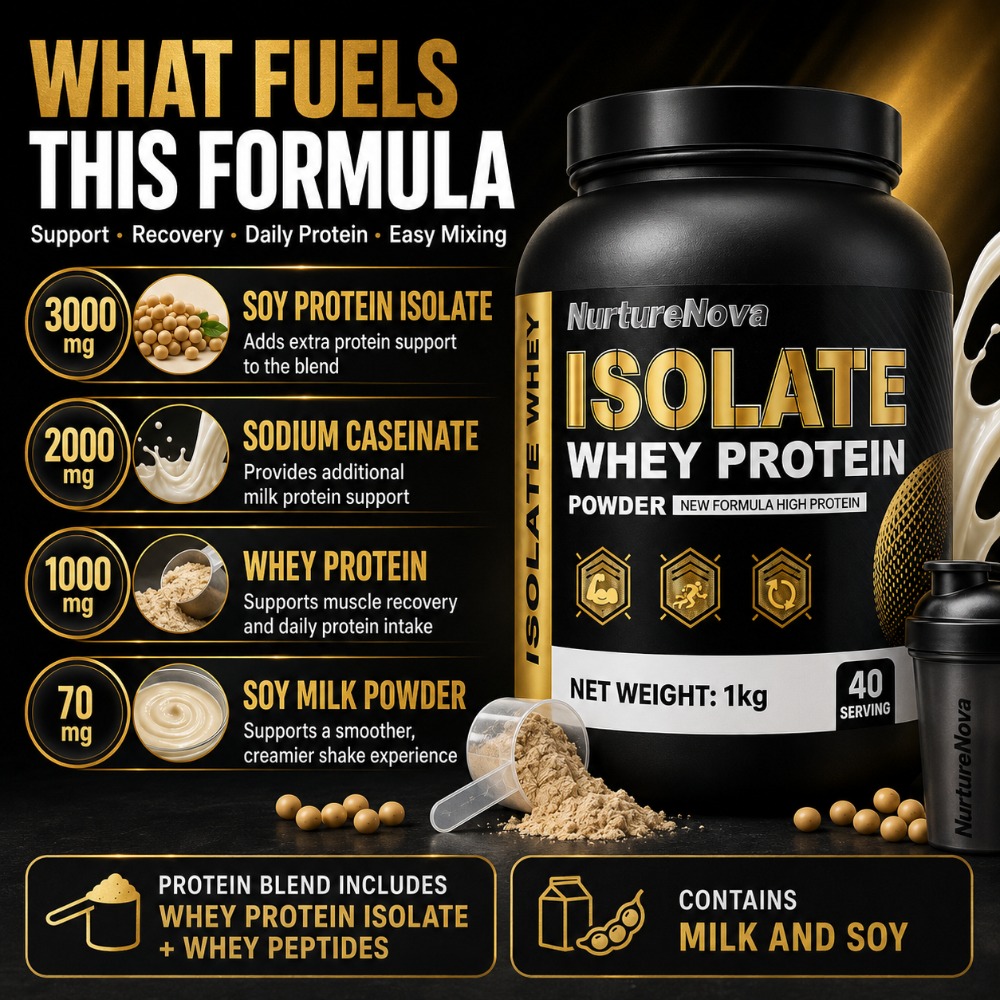 NurtureNova Isolate Whey Prote - Nutrition Workout recension och pris