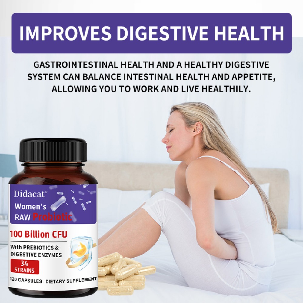 Women's Raw Probiotics 100 Bil - Probiotics Women Health recension och pris