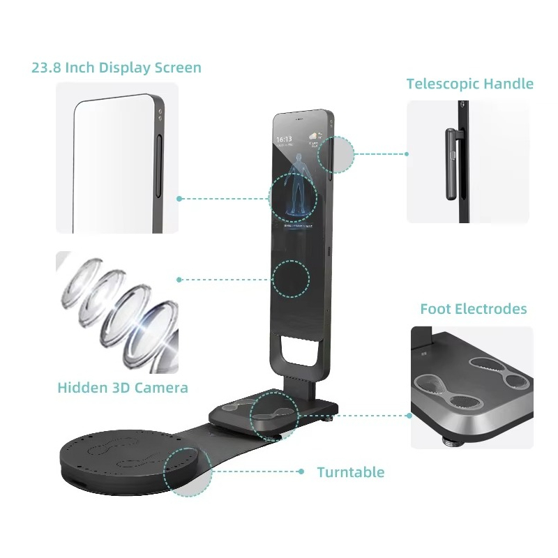 Smart Fitness Mirror Body Scan - The Nutrition Fitness recension och pris